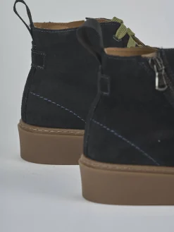 Sneakers camoscio blu