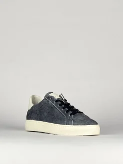 Sneakers camoscio blu