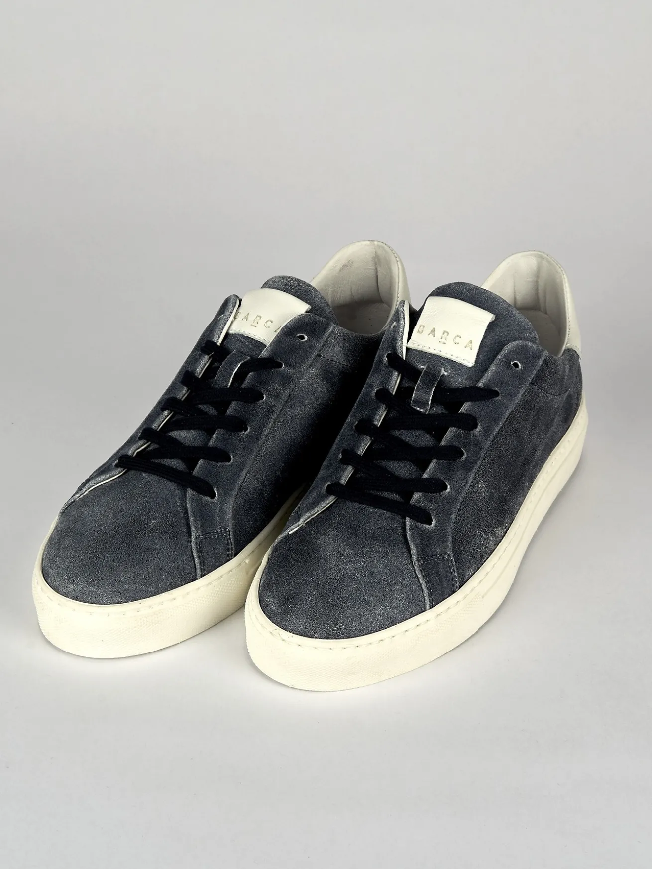 Sneakers camoscio blu