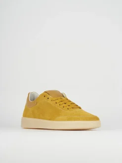 Sneakers camoscio giallo
