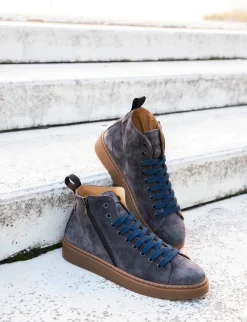 Sneakers camoscio grigio