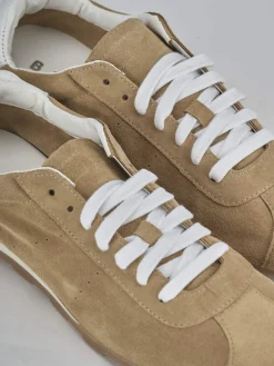 Sneakers camoscio marrone