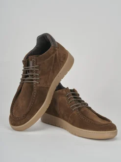 Sneakers camoscio marrone