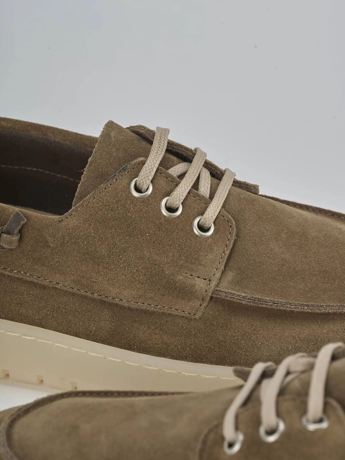 Sneakers camoscio marrone