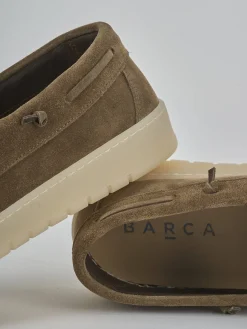 Sneakers camoscio marrone