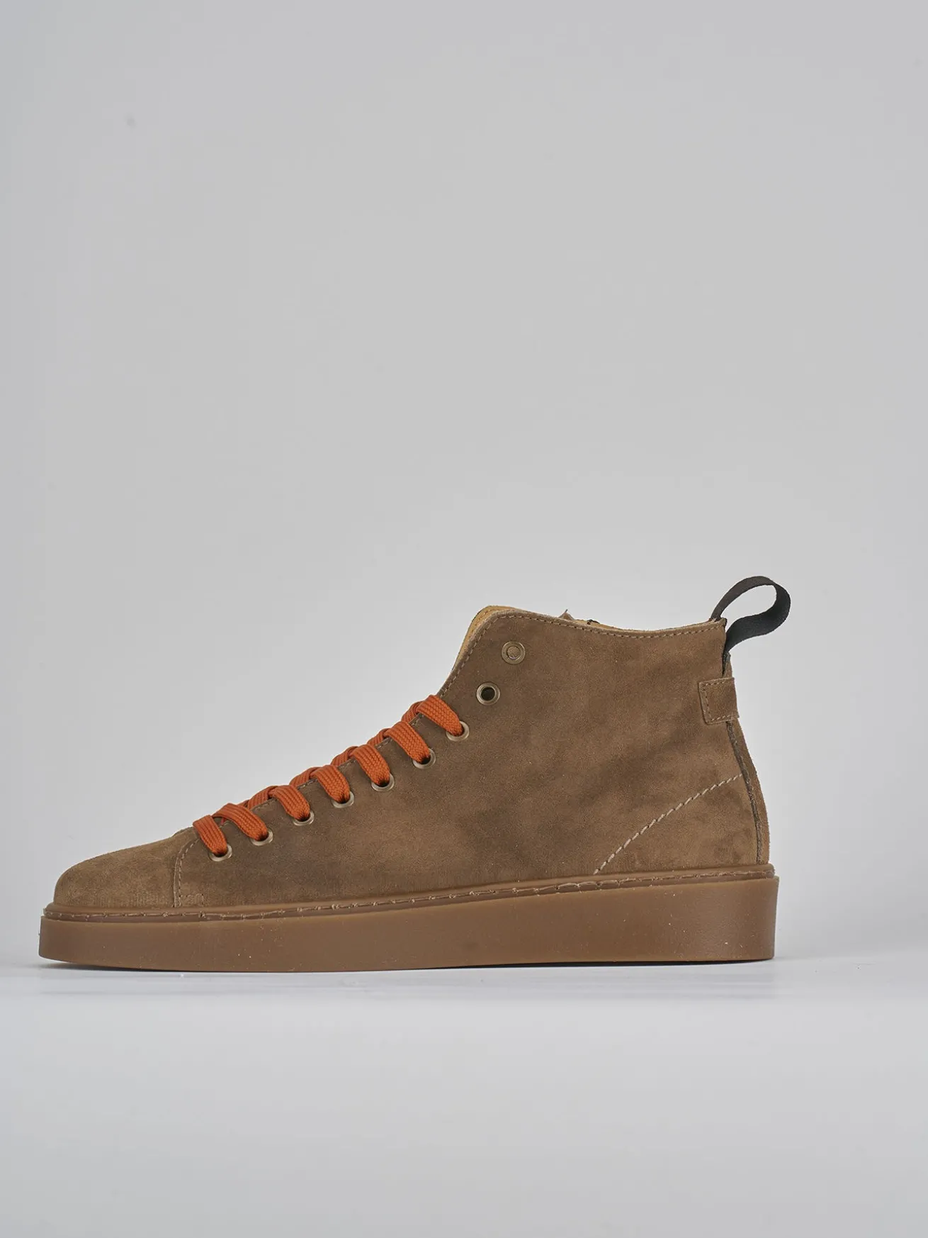 Sneakers camoscio marrone