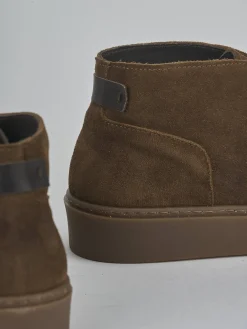 Sneakers camoscio marrone