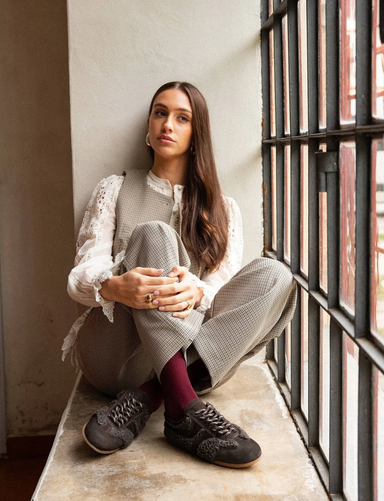 Sneakers camoscio testa