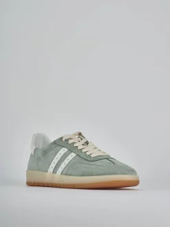 Sneakers camoscio verde
