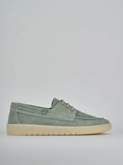 Sneakers camoscio verde