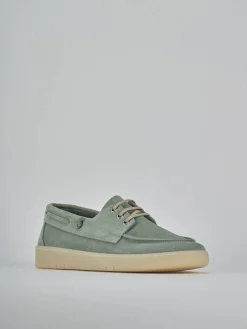 Sneakers camoscio verde