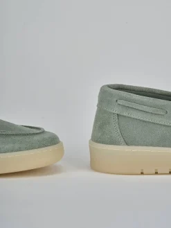 Sneakers camoscio verde