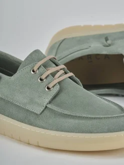 Sneakers camoscio verde