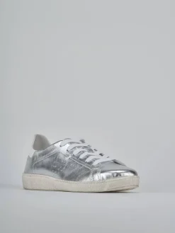 Sneakers laminato argento