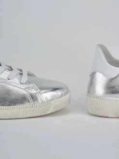 Sneakers laminato argento