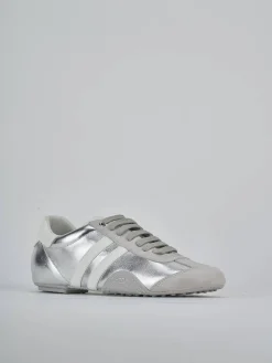 Sneakers laminato argento