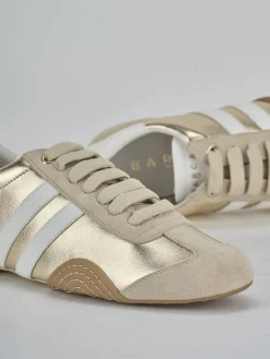 Sneakers laminato oro