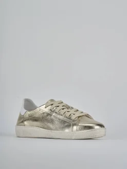 Sneakers laminato oro