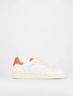 Sneakers pelle arancio