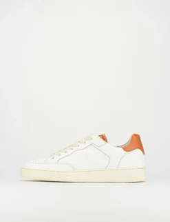Sneakers pelle arancio