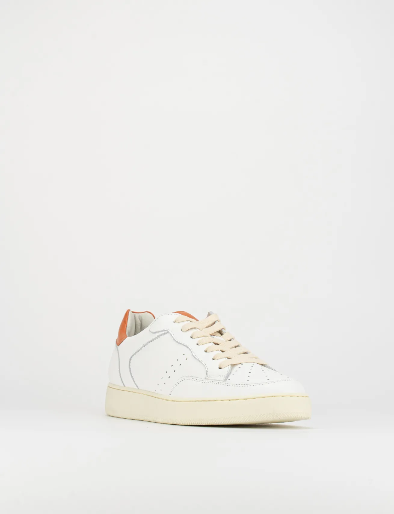 Sneakers pelle arancio
