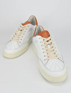 Sneakers pelle arancio