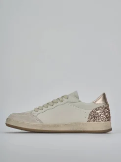 Sneakers pelle beige
