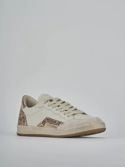 Sneakers pelle beige