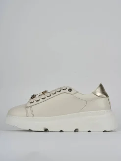 Sneakers pelle beige