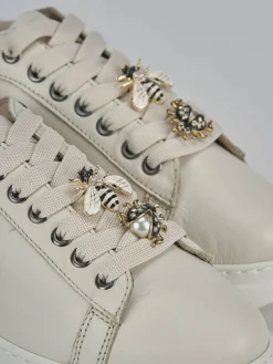 Sneakers pelle beige