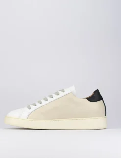 Sneakers pelle beige