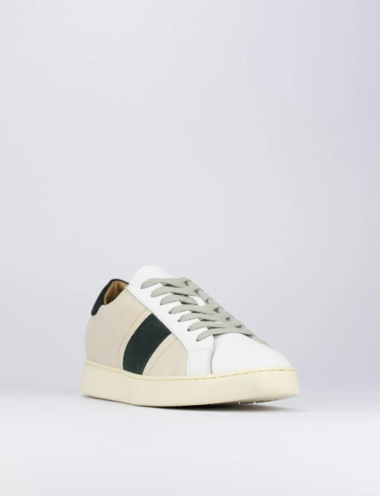 Sneakers pelle beige