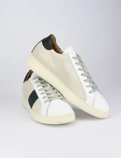 Sneakers pelle beige