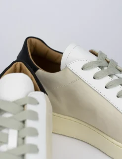 Sneakers pelle beige