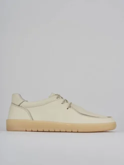 Sneakers pelle beige