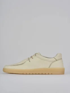 Sneakers pelle beige