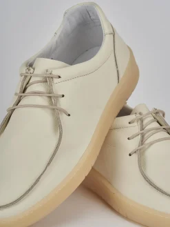 Sneakers pelle beige