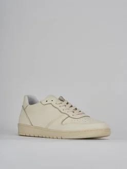 Sneakers pelle beige