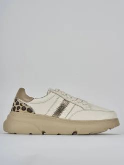 Sneakers pelle beige