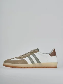 Sneakers pelle beige