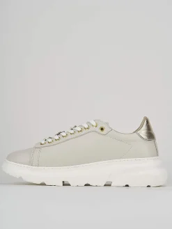 Sneakers pelle beige