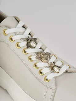 Sneakers pelle beige