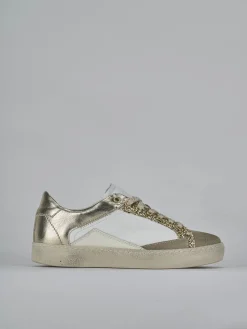 Sneakers pelle beige