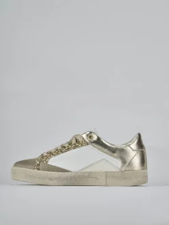 Sneakers pelle beige