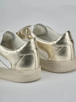 Sneakers pelle beige