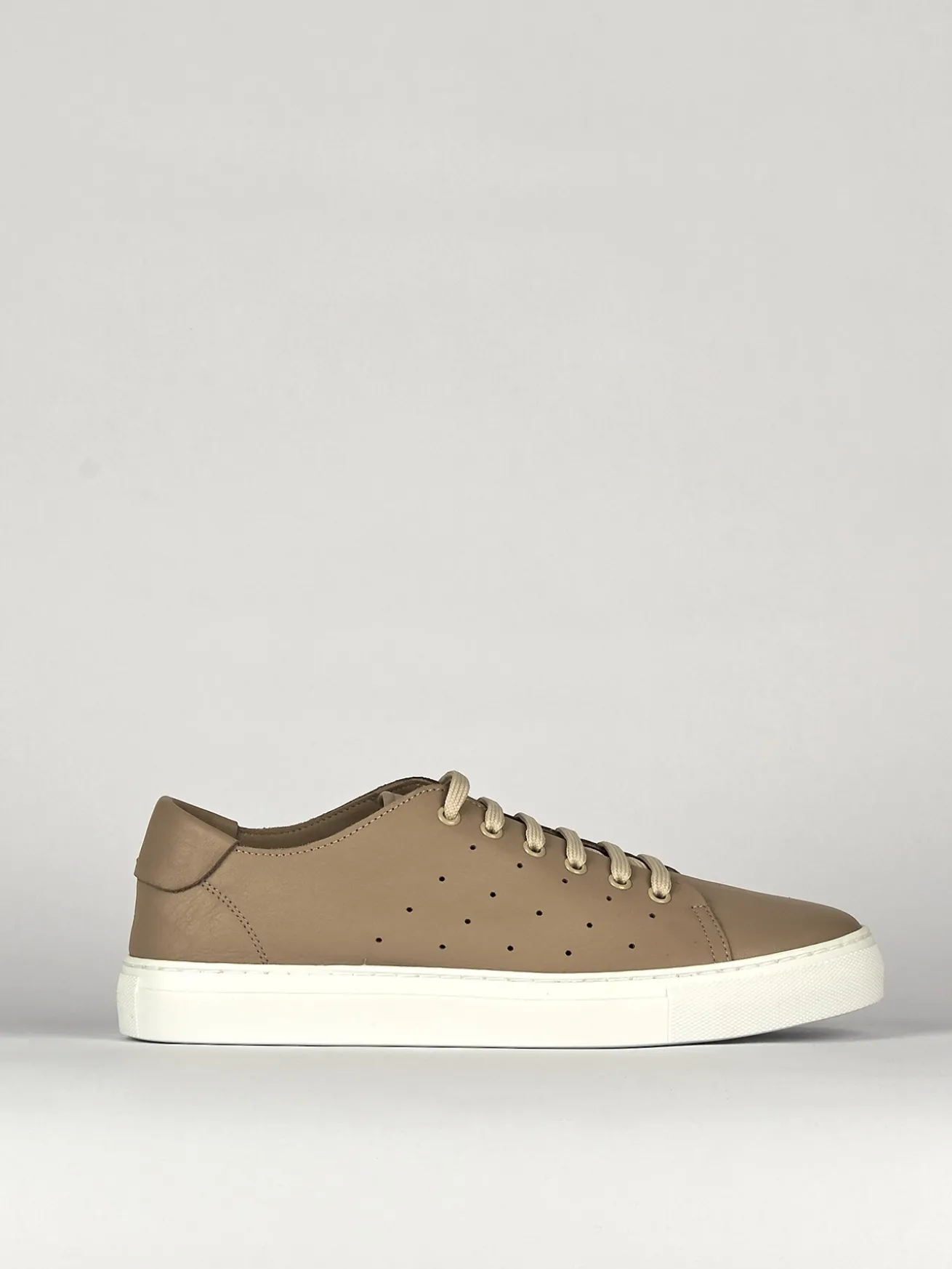 Sneakers pelle beige