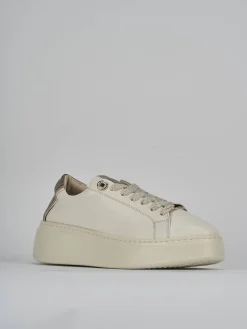 Sneakers pelle beige