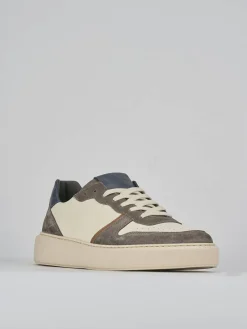 Sneakers pelle beige