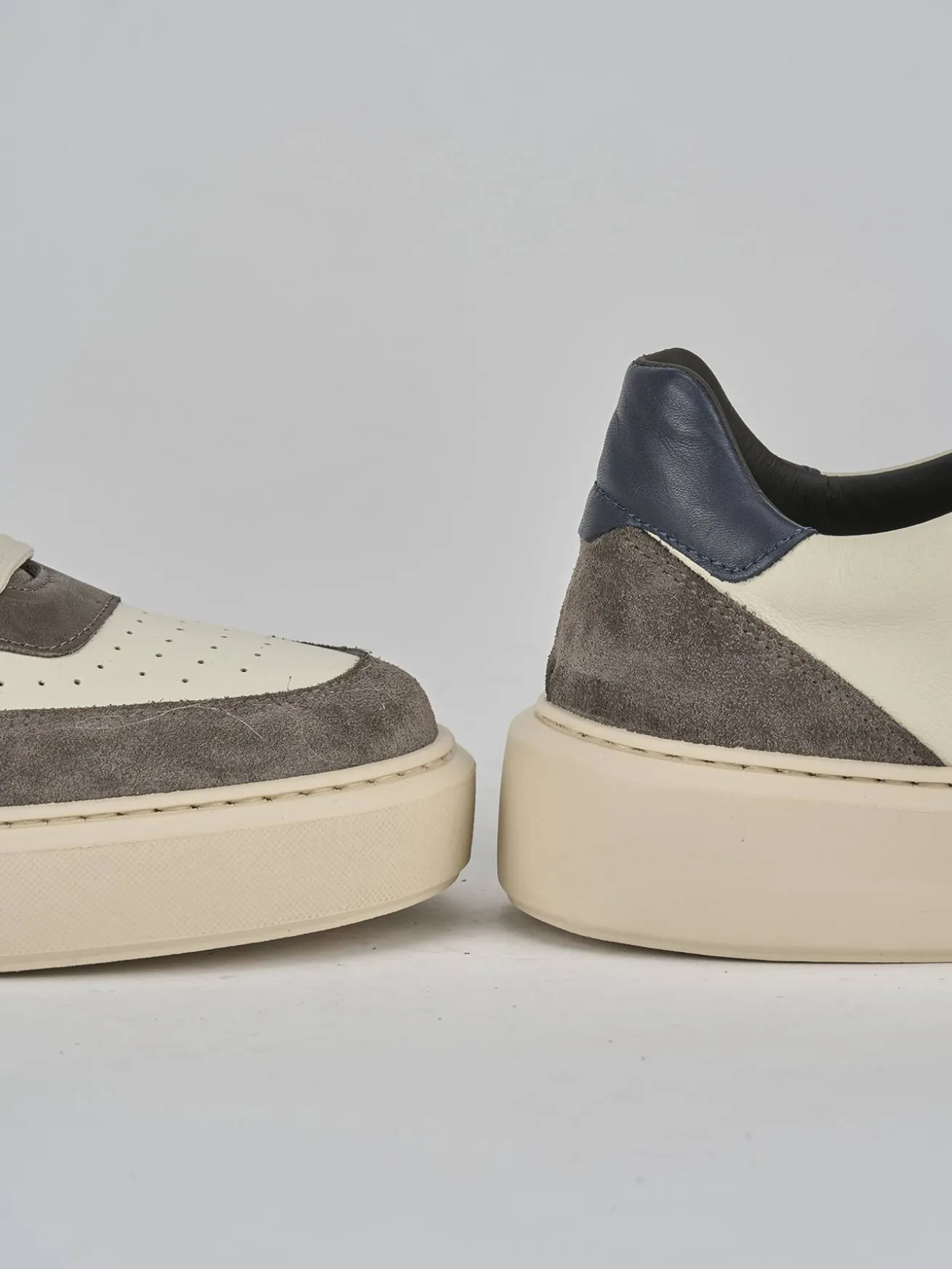 Sneakers pelle beige