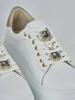 Sneakers pelle bianco
